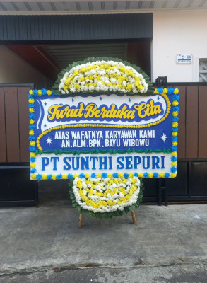 Papan Bunga Duka di Padarincang